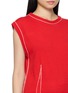  - SONIA CARRASCO - Exposed Stitch Knit Vest