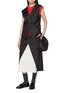 模特儿示范图 - 点击放大 - SONIA CARRASCO - Deconstructed Knit Inner Vest