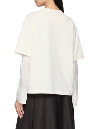 背面 - 点击放大 - SONIA CARRASCO - Layering Lining Sleeves T-Shirt