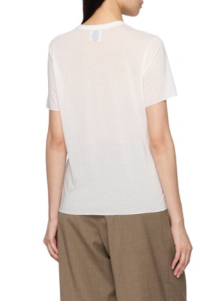 背面 - 点击放大 - GOOD PEOPLE GOOD STITCHING GOOD PRODUCT - Crewneck Semi Sheer T-Shirt