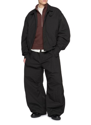 模特儿示范图 - 点击放大 - AMOMENTO - Padded Cotton Nylon Blouson