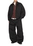 模特儿示范图 - 点击放大 - AMOMENTO - Padded Cotton Nylon Blouson