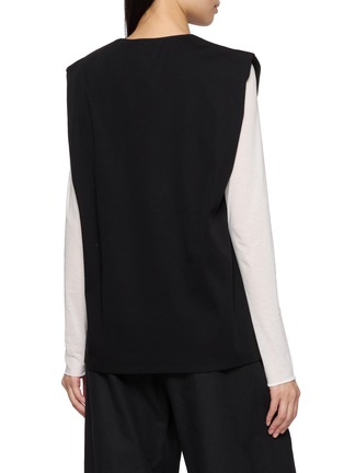 背面 - 点击放大 - GOOD PEOPLE GOOD STITCHING GOOD PRODUCT - Structured Shoulder V-Neck Vest