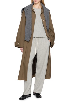 模特儿示范图 - 点击放大 - GOOD PEOPLE GOOD STITCHING GOOD PRODUCT - Relaxed Cropped Pullover