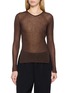 首图 - 点击放大 - GOOD PEOPLE GOOD STITCHING GOOD PRODUCT - Side Slit Long Sleeve Crewneck T-Shirt