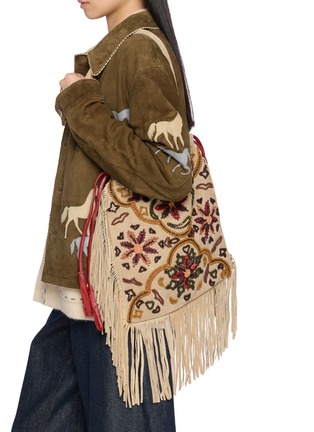 Imayin | Beaded Embroidered Cotton Tote Bag