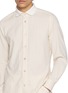  - ELEVENTY - Sea Island Cotton Contrast Collar Shirt