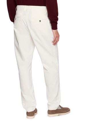 背面 - 点击放大 - ELEVENTY - Single Pleat Garment Dyed Cotton Wool Pants