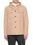 首图 - 点击放大 - ELEVENTY - Detachable Hood Insert Padded Wool Shirt Jacket