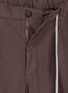  - ELEVENTY - Single Pleat Garment Dyed Cotton Stretch Jogger Pants