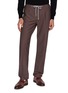 首图 - 点击放大 - ELEVENTY - Single Pleat Garment Dyed Cotton Stretch Jogger Pants
