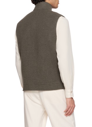 背面 - 点击放大 - ELEVENTY - Loro Piana Wool Zip-Up Vest