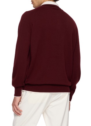 背面 - 点击放大 - ELEVENTY - Double Collar Polo Sweater