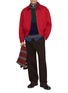 模特儿示范图 - 点击放大 - HOWLIN' - Firecracker Colour Block Knit Sweater