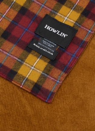 细节 - 点击放大 - HOWLIN' - CORD AND WOVEN 格纹围巾四件套