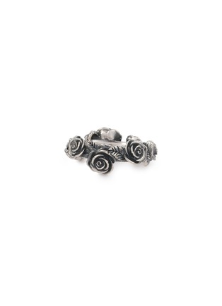 细节 - 点击放大 - EMANUELE BICOCCHI - Rose Sterling Silver Band Ring