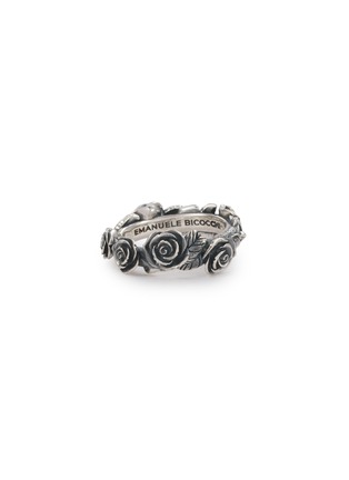 首图 - 点击放大 - EMANUELE BICOCCHI - Rose Sterling Silver Band Ring
