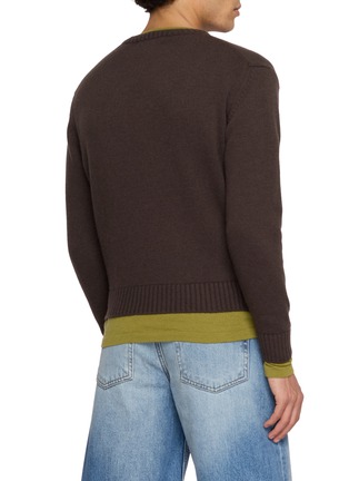 背面 - 点击放大 - TONYWACK - Layered Crewneck Knit Sweater