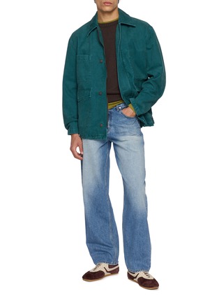 模特儿示范图 - 点击放大 - TONYWACK - Layered Crewneck Knit Sweater
