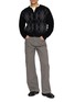 模特儿示范图 - 点击放大 - TONYWACK - Brushed Argyle Knit Cardigan