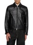 首图 - 点击放大 - TONYWACK - Buckle Zip Up Leather Jacket