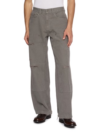 首图 - 点击放大 - TONYWACK - Distressed Grain Canvas Work Pants