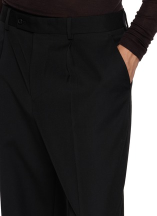  - TONYWACK - Wide-leg Pleated Tailored Trousers