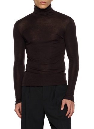 首图 - 点击放大 - TONYWACK - Roll Neck Long Sleeve T-shirt