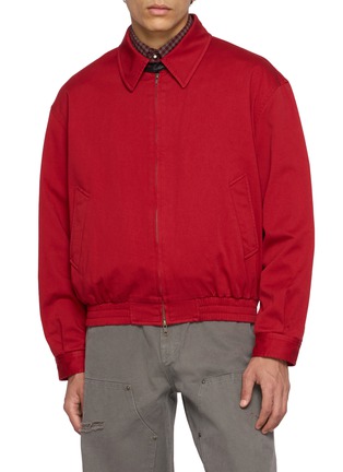 首图 - 点击放大 - TONYWACK - Garment Washed Cotton Zip Up Blouson
