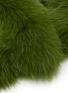 细节 - 点击放大 - YVES SALOMON - Fox Fur Silk Collar Scarf