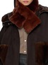模特儿示范图 - 点击放大 - YVES SALOMON - Rex Fur Scarf