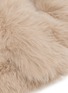 细节 - 点击放大 - YVES SALOMON - Fox Fur Silk Collar Scarf