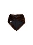 细节 - 点击放大 - YVES SALOMON - Mink Fur Silk Bandana