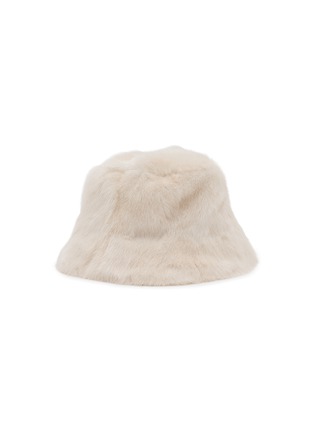 首图 - 点击放大 - YVES SALOMON - Bob Leather Mink Fur Bucket Hat