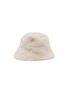模特儿示范图 - 点击放大 - YVES SALOMON - Bob Leather Mink Fur Bucket Hat