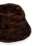 细节 - 点击放大 - YVES SALOMON - MInk Fur Leather Bucket Hat