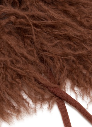 细节 - 点击放大 - YVES SALOMON - Hair Fur Collar