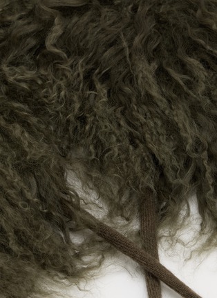 细节 - 点击放大 - YVES SALOMON - Hair Fur Collar