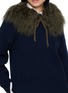 模特儿示范图 - 点击放大 - YVES SALOMON - Hair Fur Collar