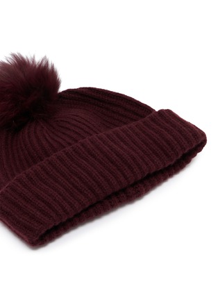 细节 - 点击放大 - YVES SALOMON - Wool Cashmere Beanie