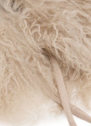 细节 - 点击放大 - YVES SALOMON - Hair Fur Collar