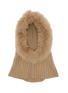 首图 - 点击放大 - YVES SALOMON - Wool Cashmere Fox Fur Balaclava