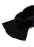 细节 - 点击放大 - YVES SALOMON - Wool Cashmere Fox Fur Balaclava