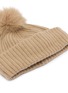细节 - 点击放大 - YVES SALOMON - Wool Cashmere Beanie
