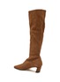  - STUART WEITZMAN - 50 STASS 绒面皮高跟高筒靴