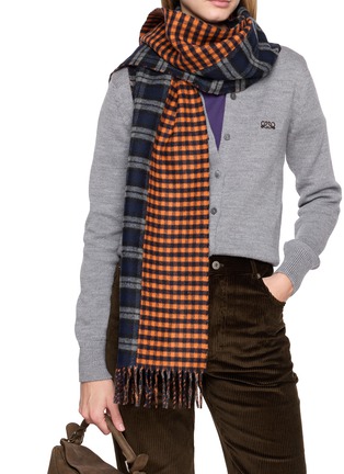 模特儿示范图 - 点击放大 - LOEWE - X Cosima Von Bonin Wool Cashmere Scarf