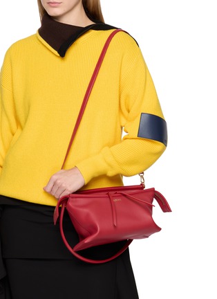 模特儿示范图 - 点击放大 - LOEWE - Small Whisker Leather Bag