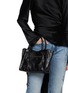 模特儿示范图 - 点击放大 - BALENCIAGA - Mini Le City Leather Tote Bag