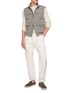 模特儿示范图 - 点击放大 - BRUNELLO CUCINELLI - Utility Pocket Water Resistant Vest