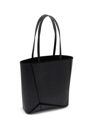 细节 - 点击放大 - DISCORD YOHJI YAMAMOTO - Panel Leather Tote Bag